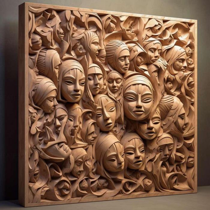 نموذج ثلاثي الأبعاد لآلة CNC 3D Art 